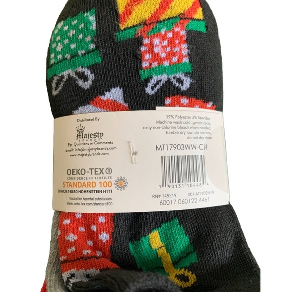 NWT MISTLE TOES Women’s 10-Pack No Show Christmas Holiday Novelty Socks - Picture 5 of 5